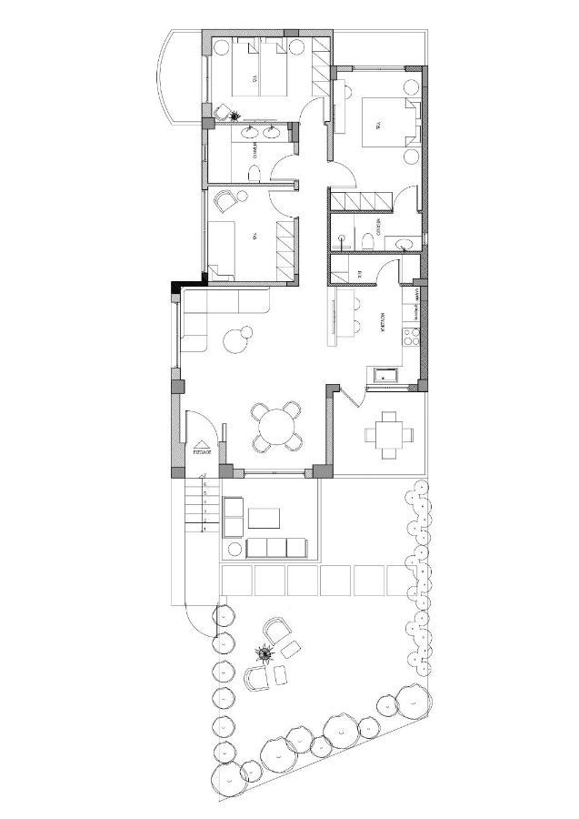 Ros Solis Luxure House Chrissi Akti Chania Exterior foto